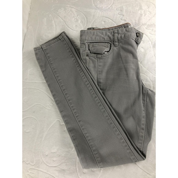 DKNY Jeans Denim - DKNY Jeans Pants Womens 4 Gray Soho Skinny Stretch Denim Zip Fly Five Pocket